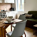 La Vague Douce-centre Ville, Vue Mer, Falaises Apartment *